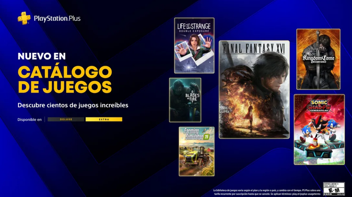 Catálogo de lanzamientos PS Plus Junio